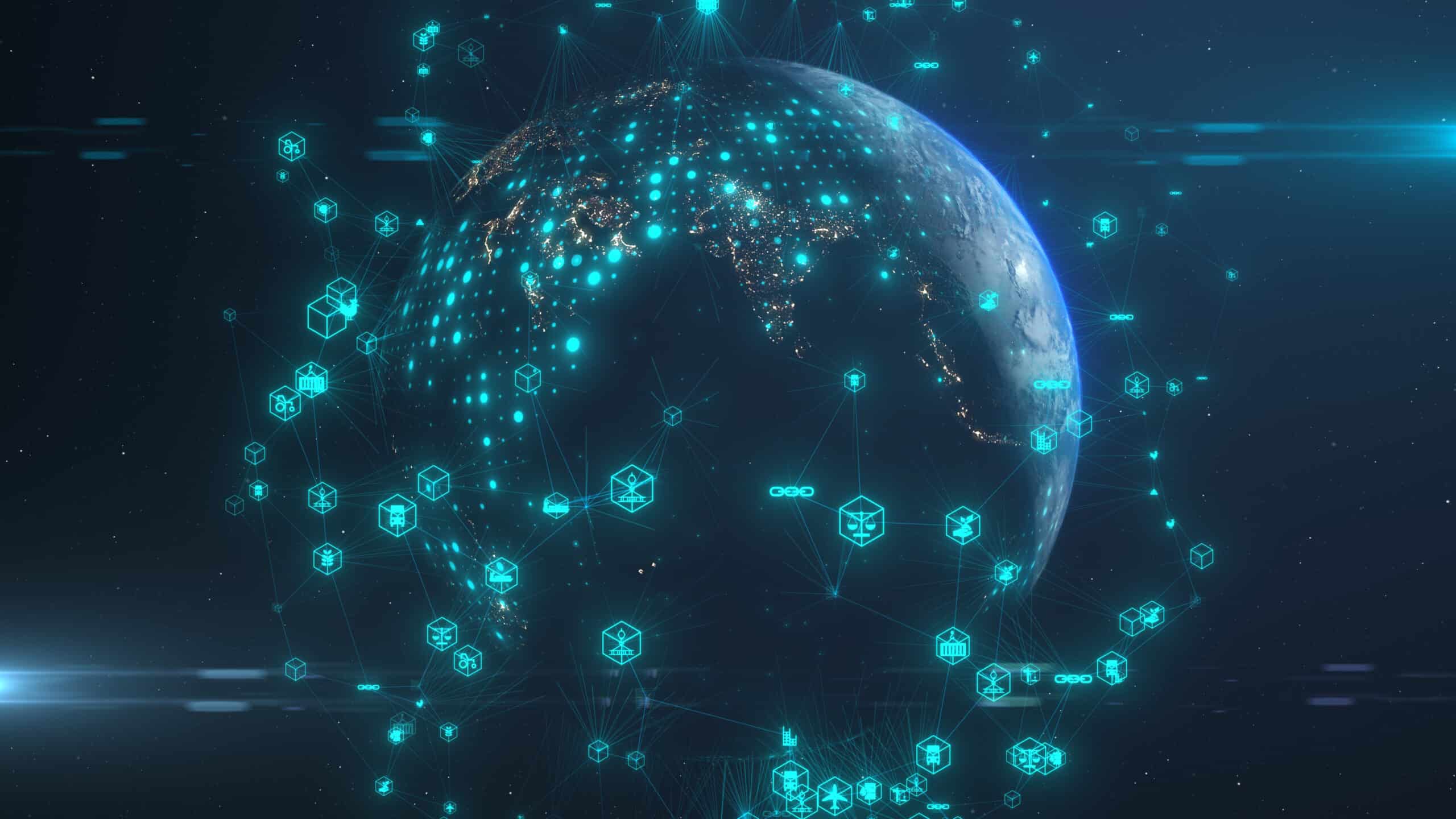 Image of connected globe